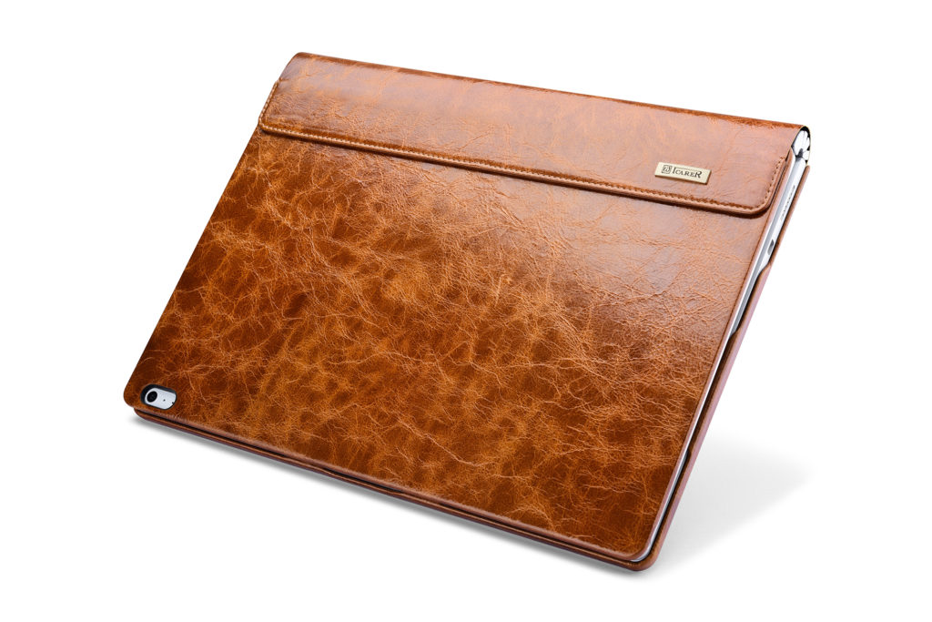 Surface Book Case Oil Wax Vintage Genuine Leather Detachable Folio Case