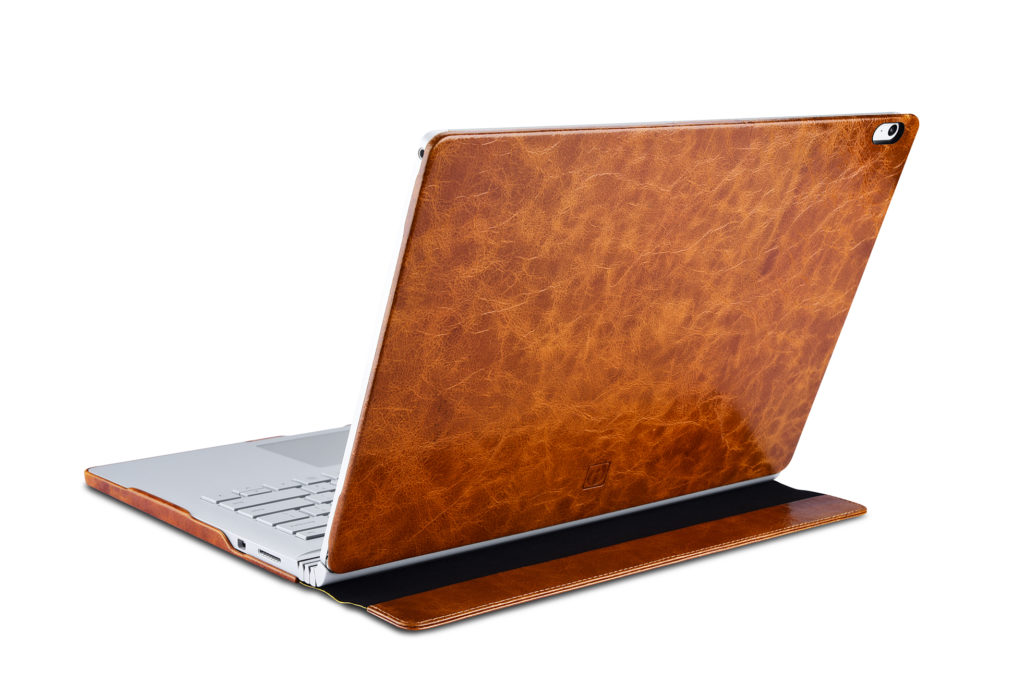 Surface Book Case Oil Wax Vintage Genuine Leather Detachable Folio Case