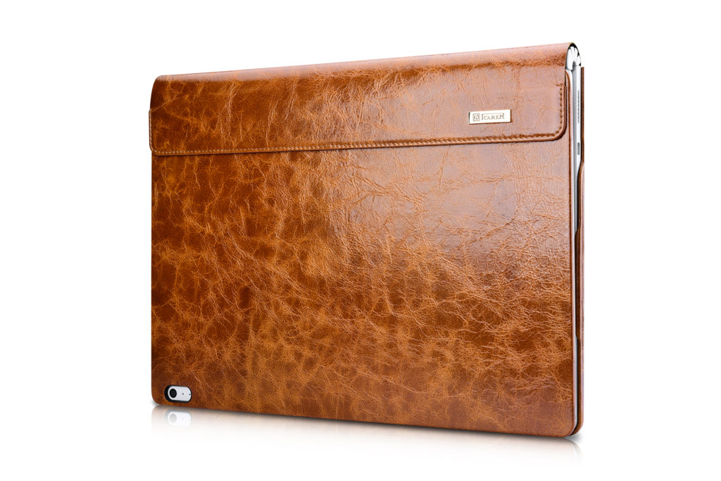 Surface Book Case Oil Wax Vintage Genuine Leather Detachable Folio Case