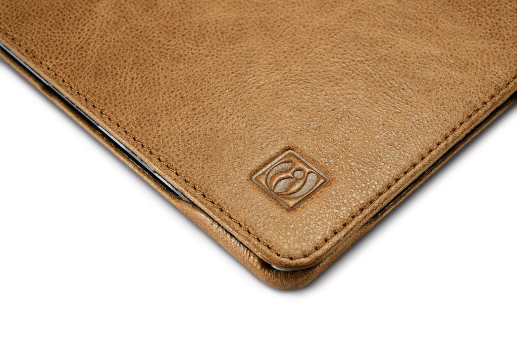 Surface Pro 4, 5, 6 Shenzhou Genuine Leather Surface Pro Folio Cover Brown