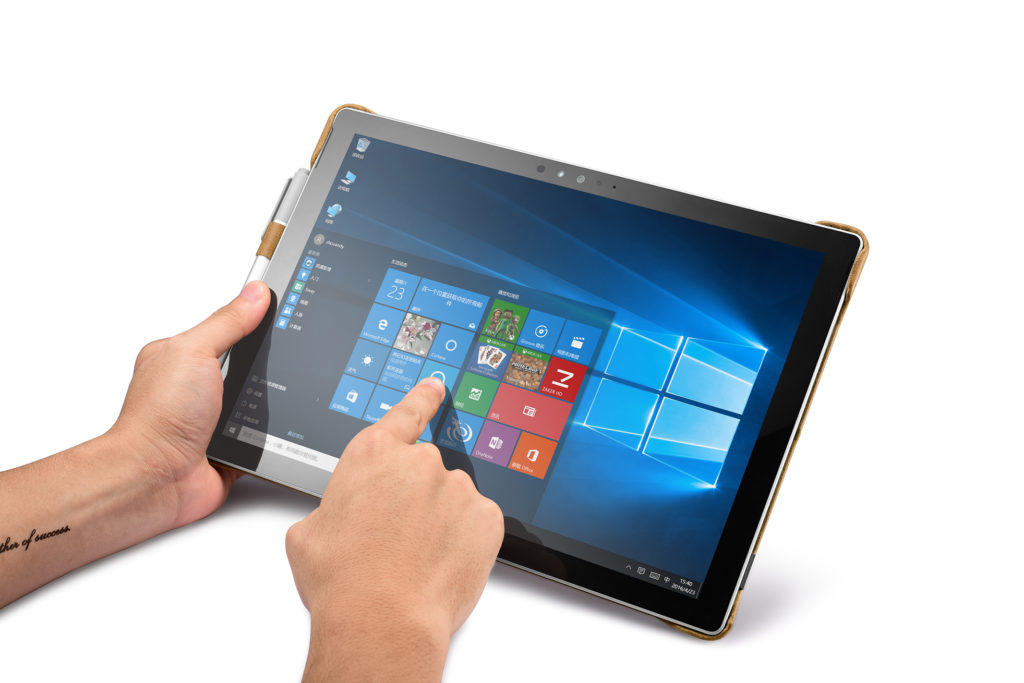 Surface Pro 4, 5, 6 Shenzhou Genuine Leather Surface Pro Back Cover