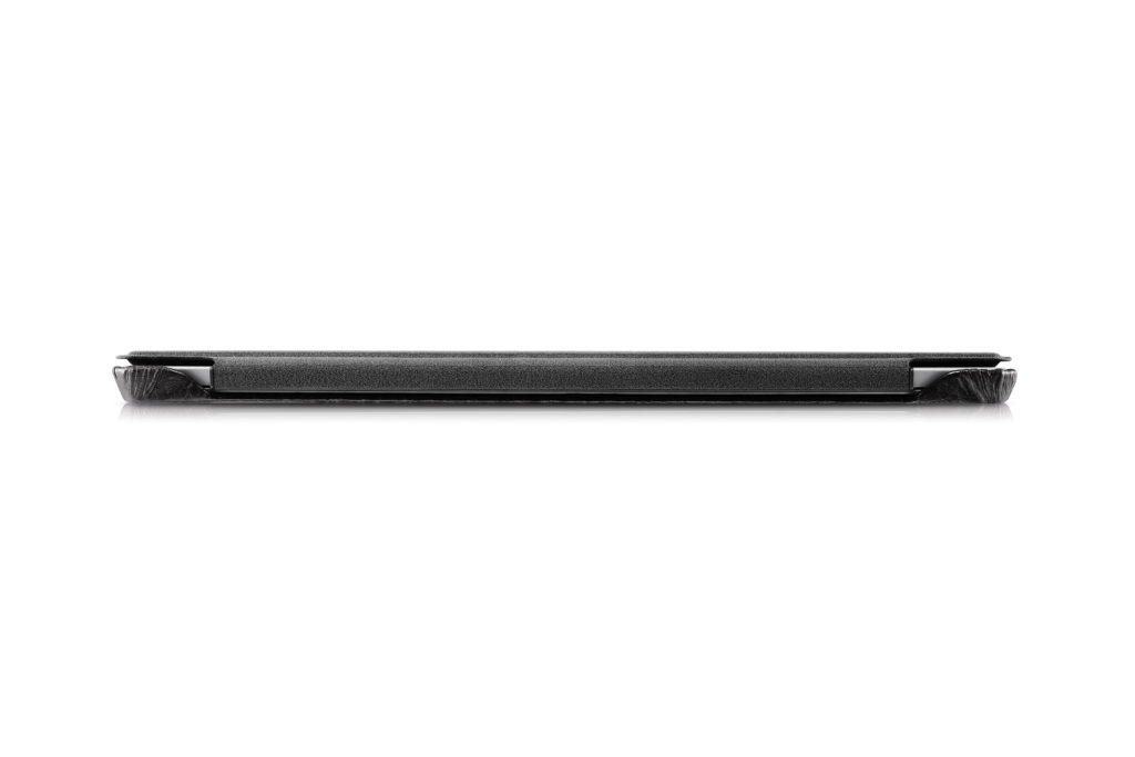 Surface Pro 4, 5, 6 Embossed Crocodile Genuine Leather Surface Pro Back Cover black