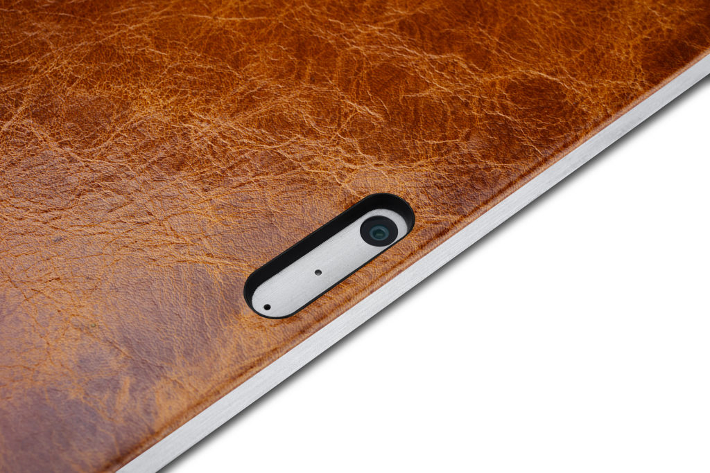 Surface Pro 4, 5, 6 Oil Wax Vintage Genuine Leather For Surface Back Cover