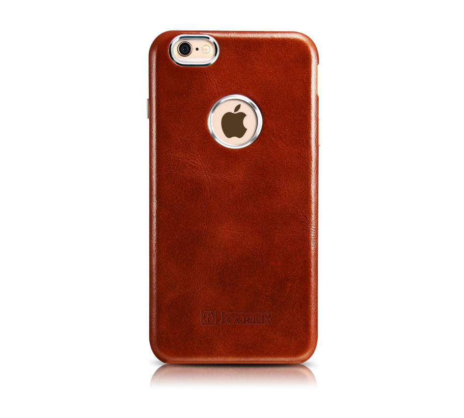 iPhone 6/ 6S Case Transformers Vintage Back Cover Series Genuine Leather Case (Brown