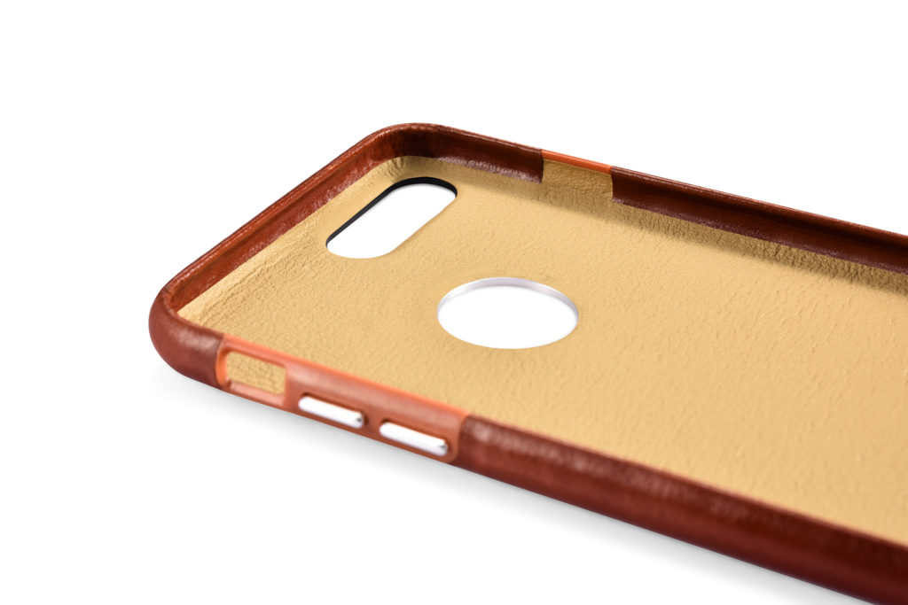iPhone 7 Plus, iPhone 8 Plus Transformers Vintage Back Cover Genuine Leather Case Brown