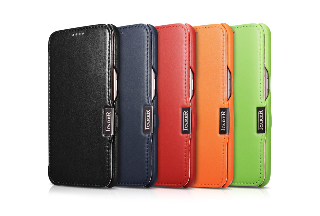 Samsung Galaxy S7 Luxury Series Side Open Genuine Leather Case Green