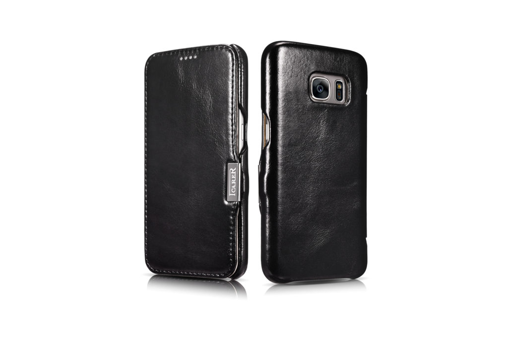 Galaxy Note 5 High Quality Protective Cover Made of Natural Cow Leather, Samsung  Black