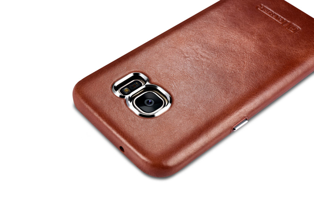 Samsung Galaxy S7 Vintage Back Cover Series Genuine Leather Case Brown