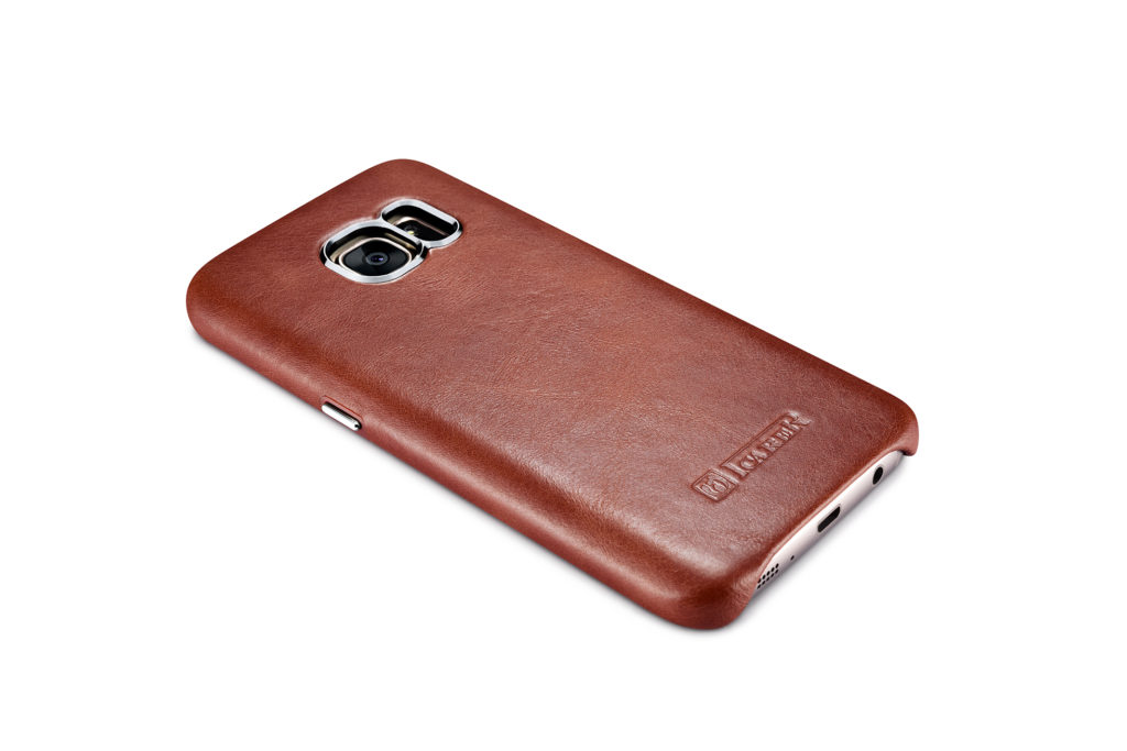 Samsung Galaxy S7 Vintage Back Cover Series Genuine Leather Case Brown