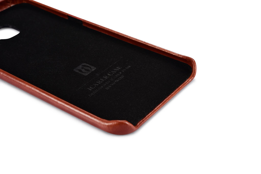 Samsung Galaxy S7 Edge Vintage Back Cover Series Genuine Leather Case Black