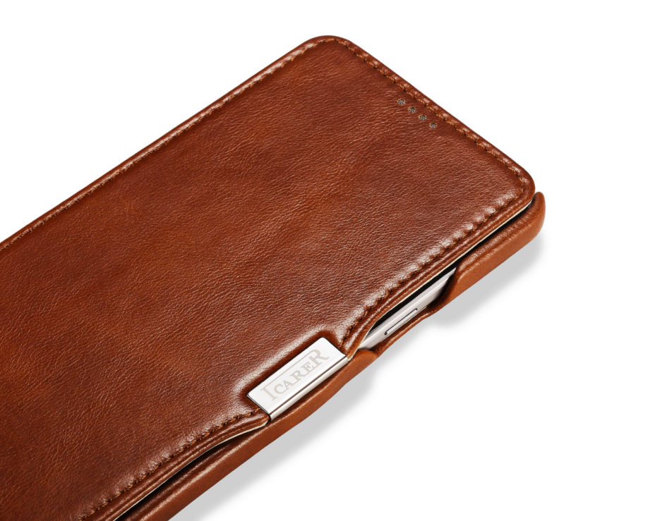 Galaxy Note 5 High Quality Protective Cover Made of Natural Cow Leather, Samsung Brown Light