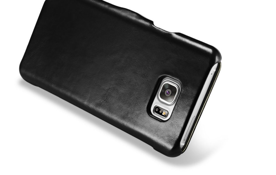 Galaxy Note 5 High Quality Protective Cover Made of Natural Cow Leather, Samsung  Black