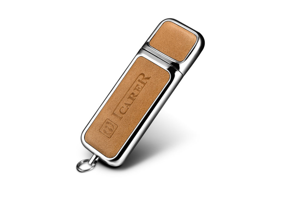 16 GB USB Genuine Leather Portable Flash Drive