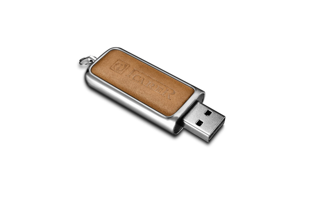 16 GB USB Genuine Leather Portable Flash Drive