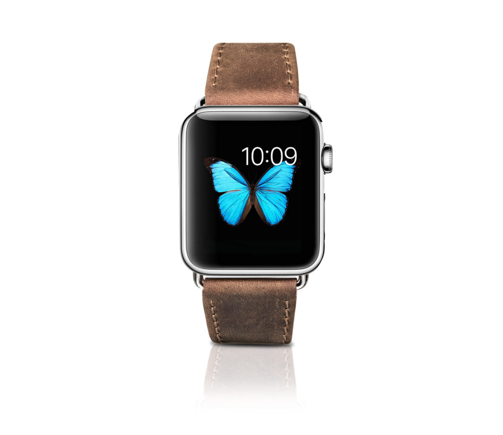 Crazy Horse Leather Series Apple Watch Strap for 38mm/42mm