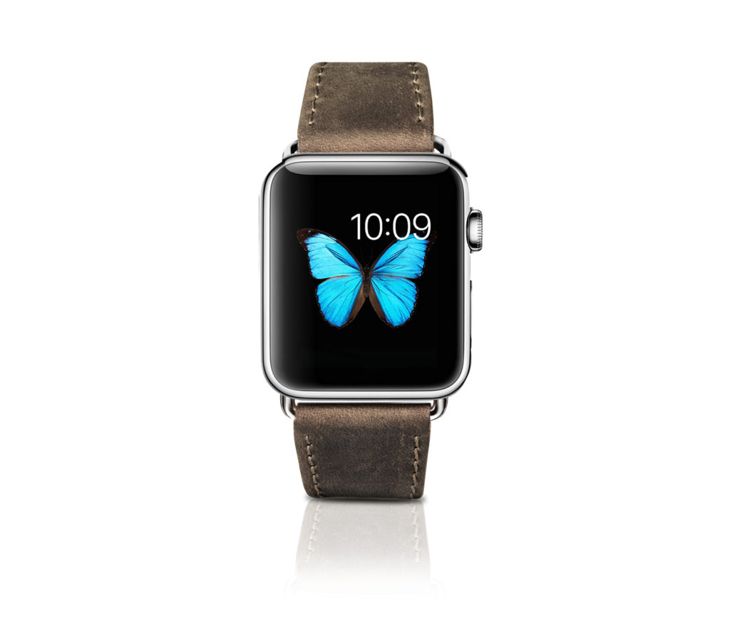 Crazy Horse Leather Series Apple Watch Strap for 38mm/42mm
