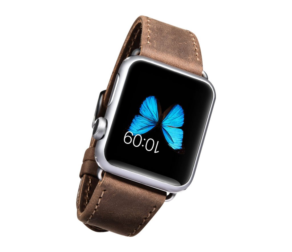 Crazy Horse Leather Series Apple Watch Strap for 38mm/42mm
