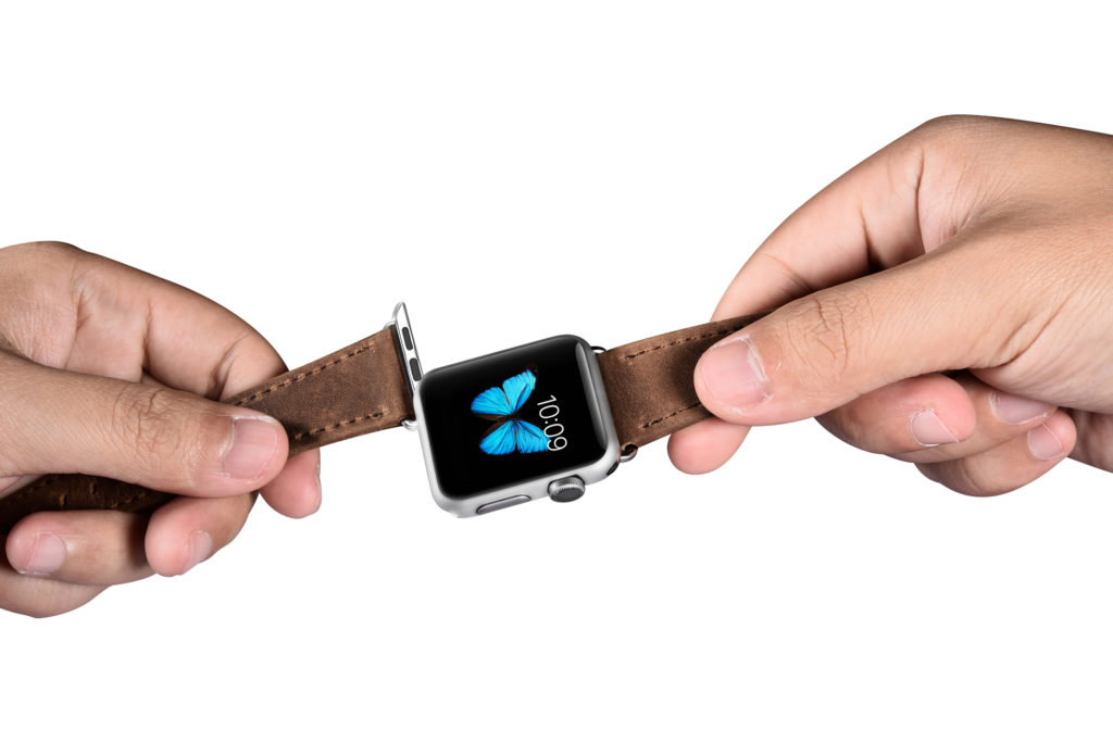 Crazy Horse Leather Series Apple Watch Strap for 38mm/42mm
