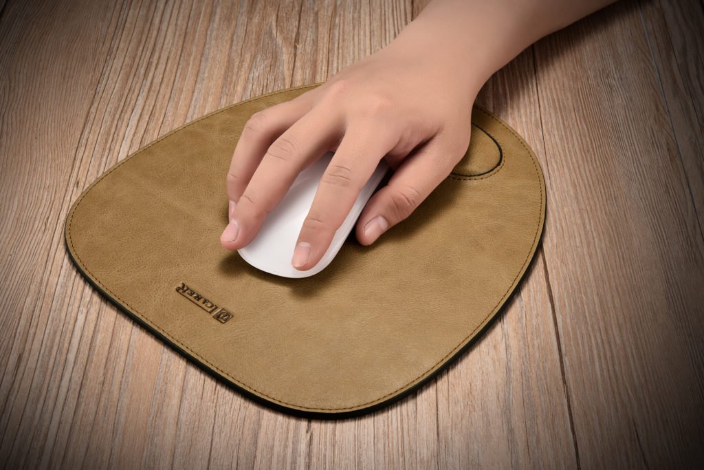 Real Leather Mouse Pad
