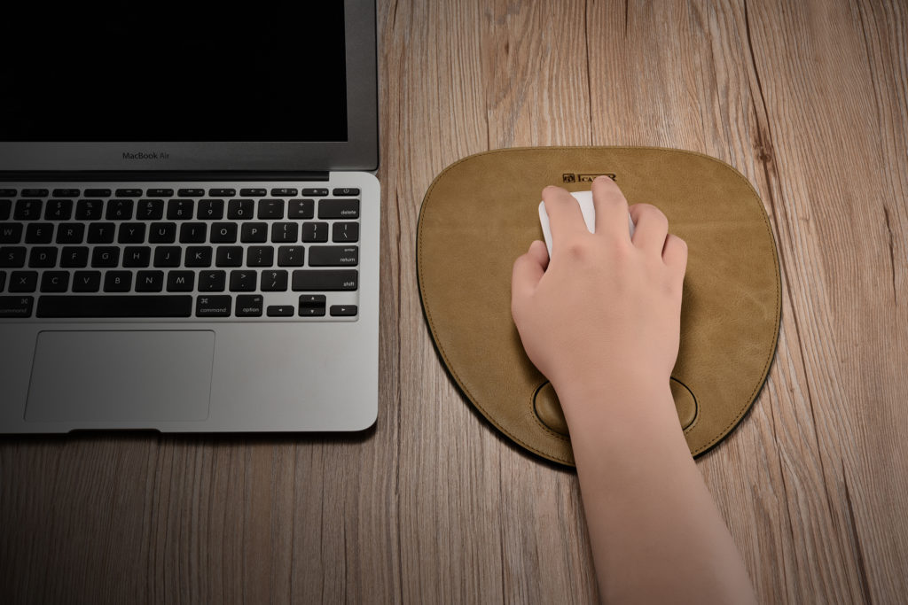 Real Leather Mouse Pad