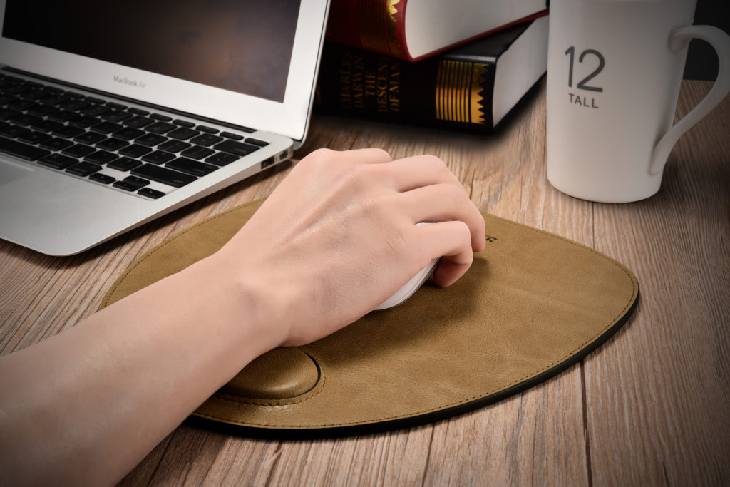 Real Leather Mouse Pad