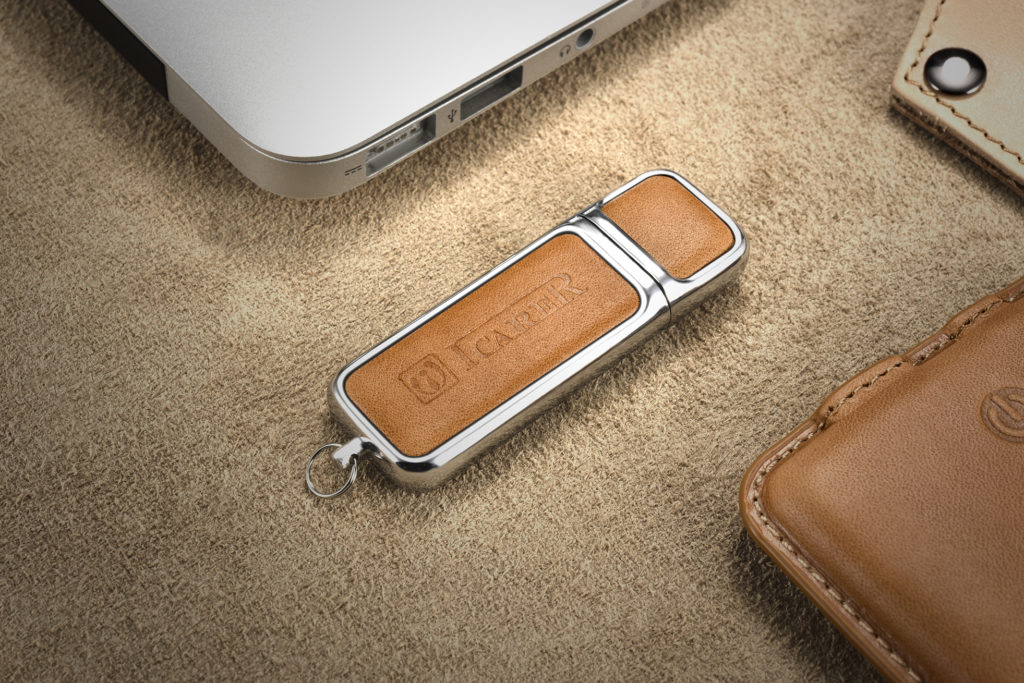 16 GB USB Genuine Leather Portable Flash Drive
