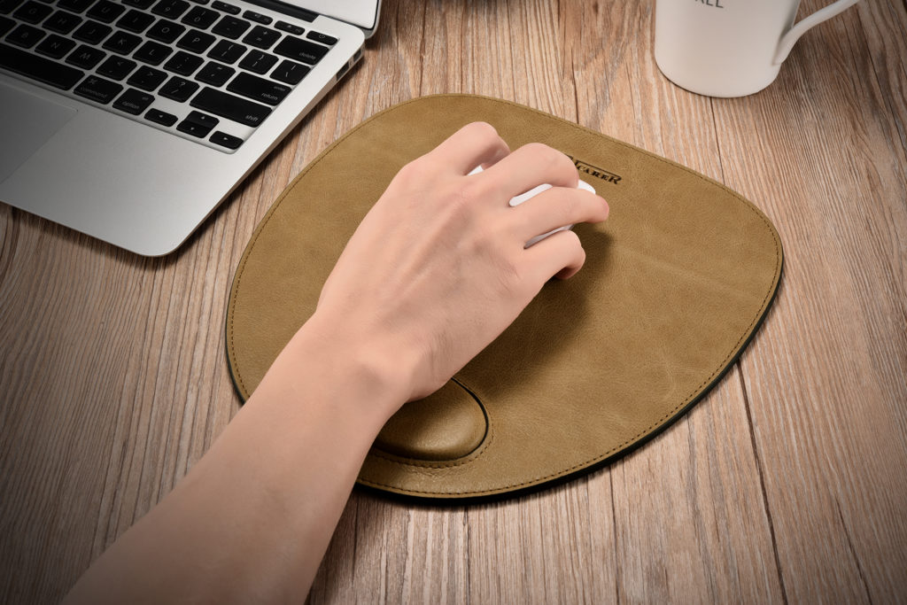 Real Leather Mouse Pad